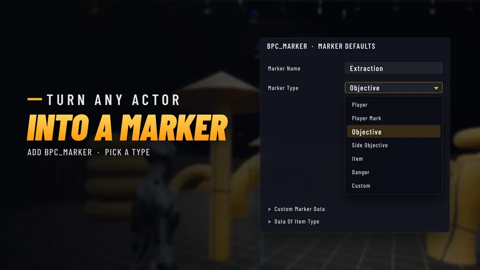Turn Any Actor into a Marker
